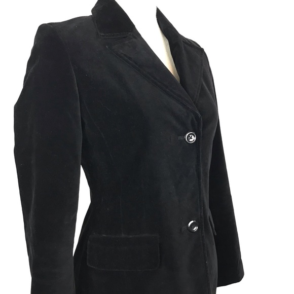 OLD NAVY | Classic Black Velvet Blazer - Picture 5 of 7